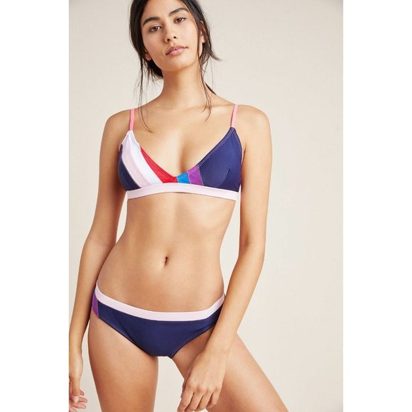 Sundry Anthropologie Sz Large 3 Colorblock Bikini 2pc Lot or Mix & Match Sizes